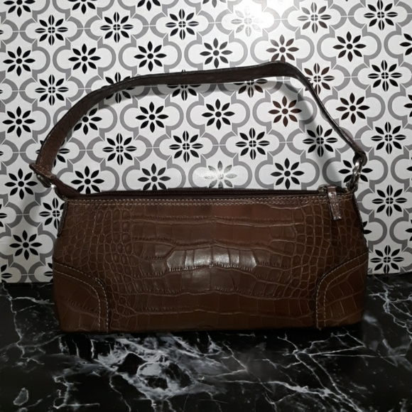 Vintage Tommy Hilfiger tooled leather satchel bag - Picture 1 of 5